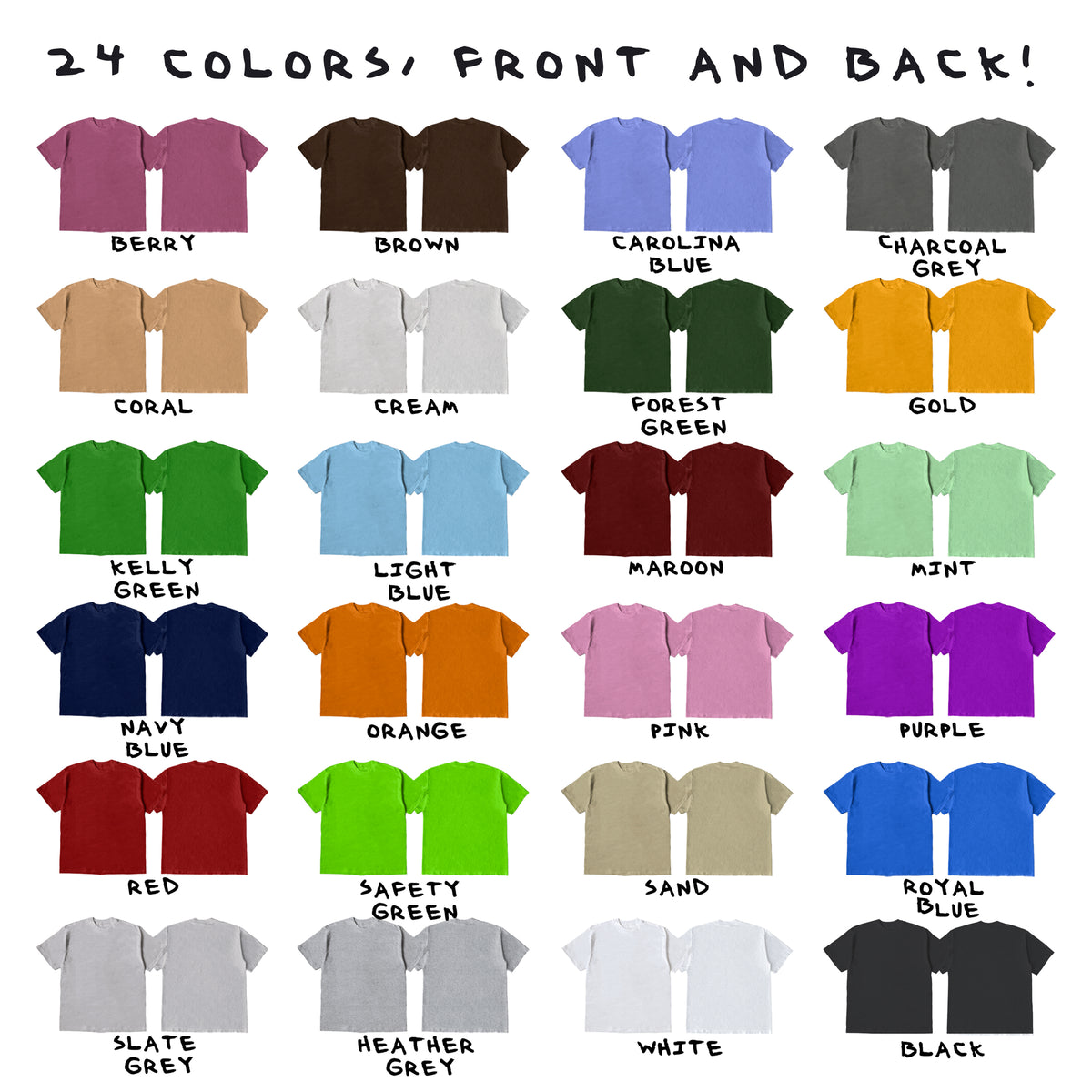 The REENO Studios T-Shirt Mockup Pack – Paint A Brighter Color