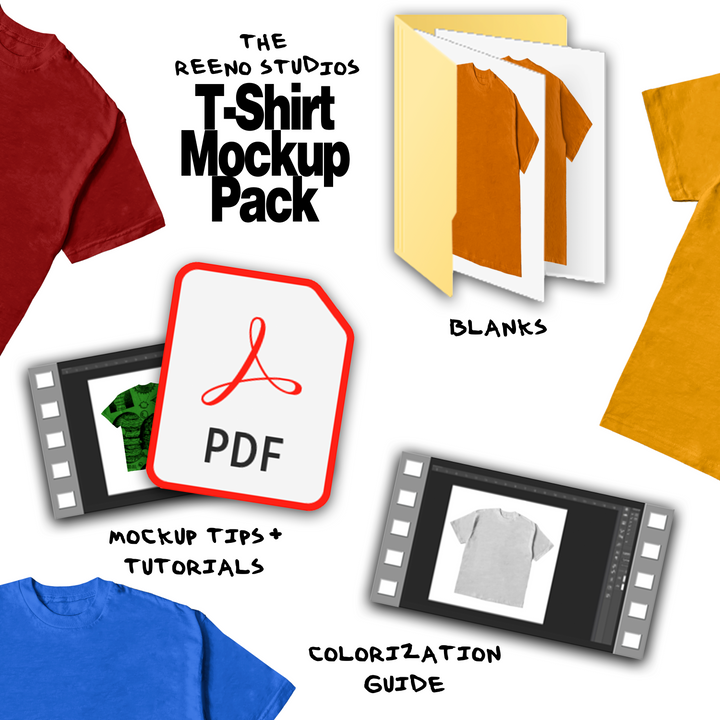 T-Shirt Mockup Pack V3