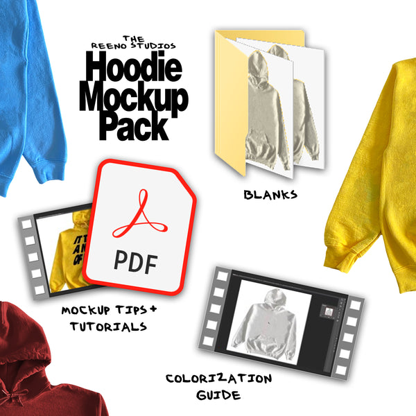 The REENO Studios Hoodie Mockup Pack